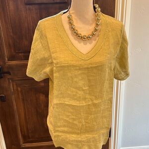 Brand new with tags Tempo Paris V-neck Short Sleeve Blouse